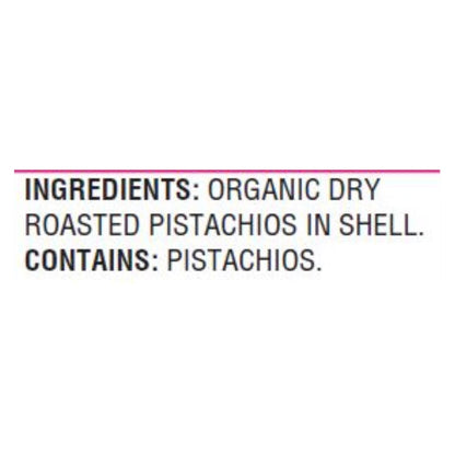 Woodstock Organic Dry Roasted Unsalted Pistachios, 8 x 7 Oz. Packs