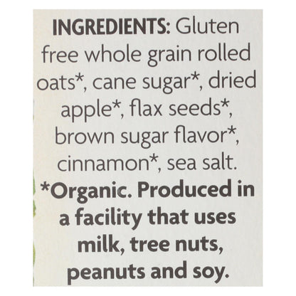 Nature's Path Organic Hot Oatmeal: Spiced Apple with Flax, 11.3 Oz (Pack of 6)