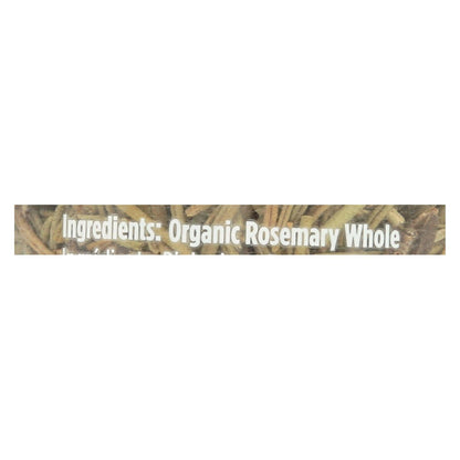 Spicely Organics Organic Rosemary Whole Leaf, 3-Pack (Each 0.5 Oz.)