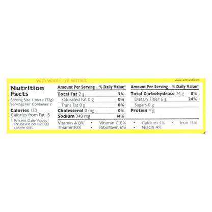 Mestemacher Three Grain Bread, Enriched with Flax, Sunflower, and Sesame Seeds (Pack of 12 - 17.6 Oz)