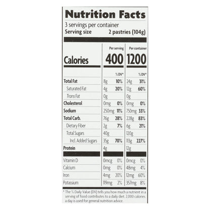 Nature's Path Organic Frosted Toaster Pastries - Blueberry Bliss (Pack of 12)