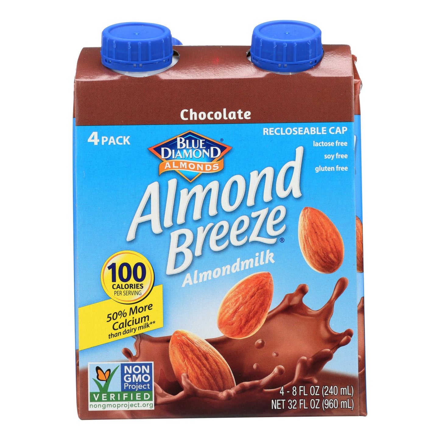 Almond Breeze Chocolate Almond Milk - 6-Pack (4/8 Oz.)
