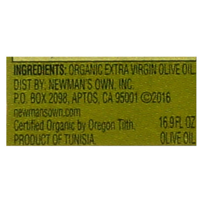 Newman's Own Organics Extra Virgin Olive Oil, 6 Pack, 16.9 Fl Oz Each