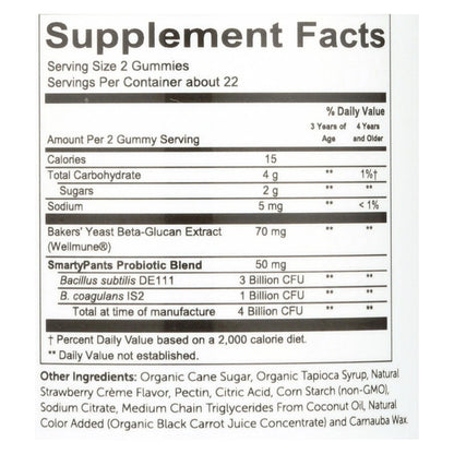SmartyPants Kids Probiotic Complete Gummies for Digestive Health (45 Count)