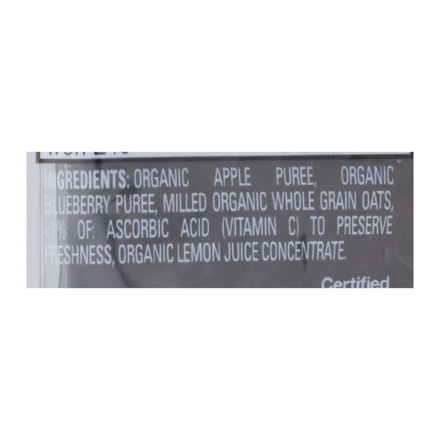 Happy Baby Clearly Crafted Apple Blueberries and Oats, 4 Oz., 16-Pack