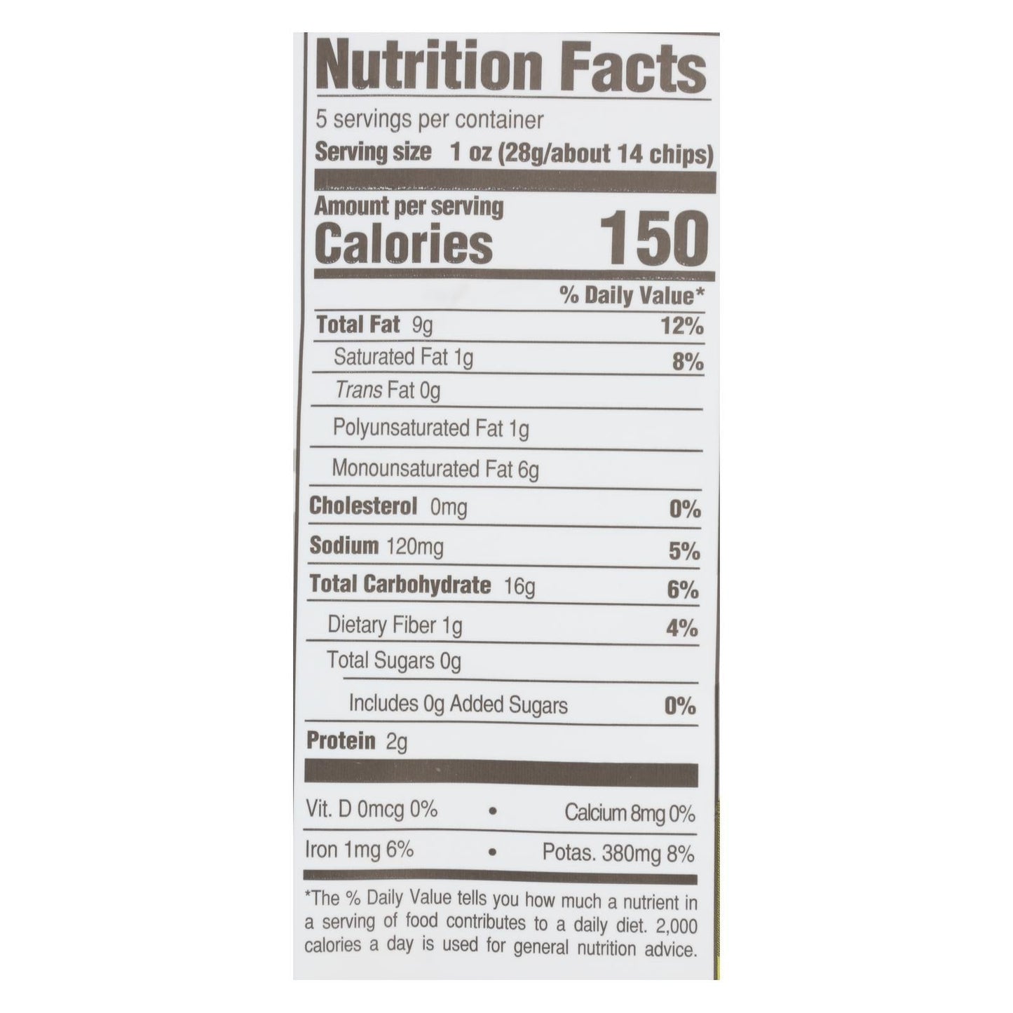 Boulder Canyon Organic Kettle Chips Olive Oil 5 Oz (Pack of 12)