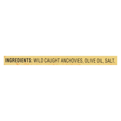 Reese Anchovies Premium Flat Fillets in Pure Olive Oil (Pack of 10 - 2 Oz Each)