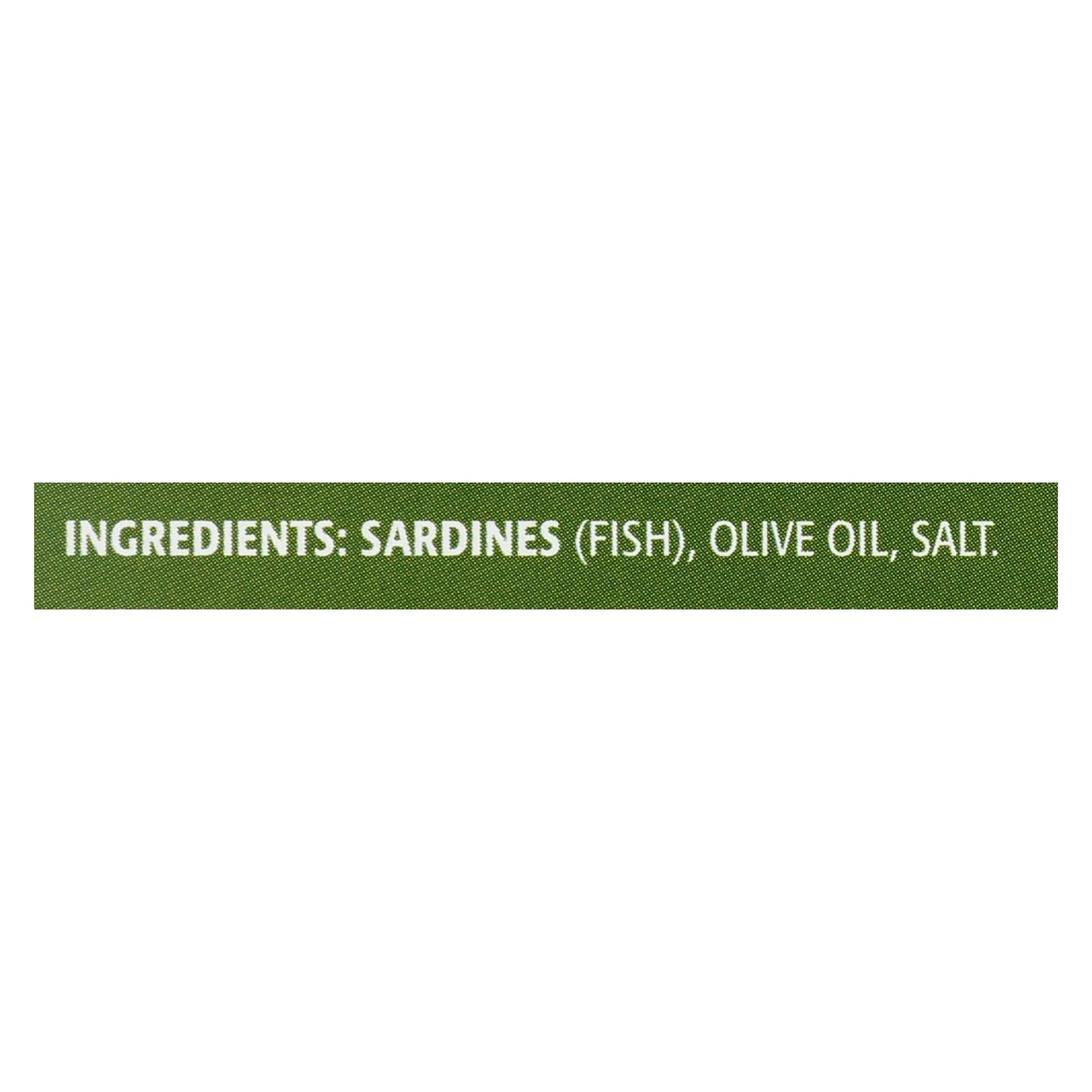 Season Brand Skinless & Boneless Sardines in Pure Olive Oil, 3.75 oz., Case of 12