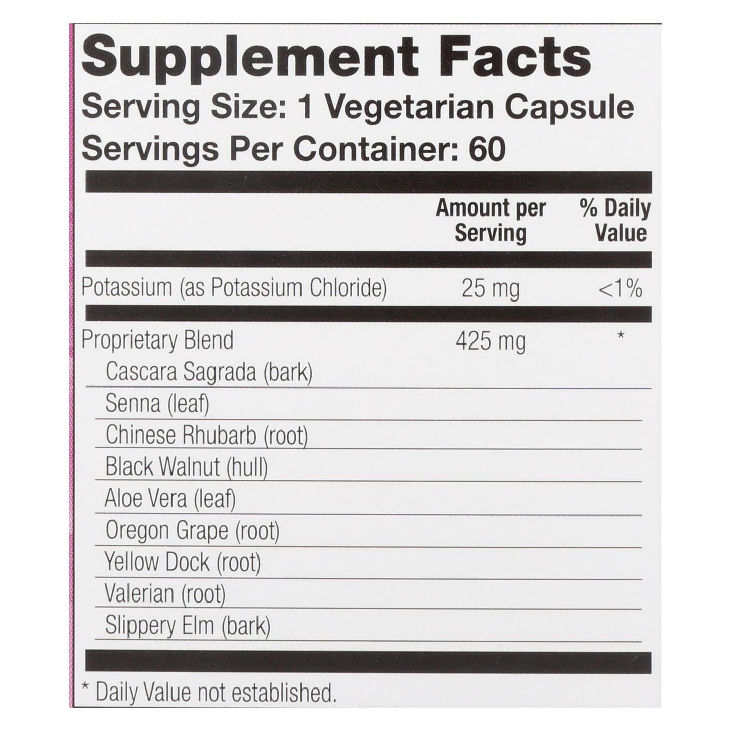 Natural Balance Colon Clenz Vegetable Capsules (Pack of 60)