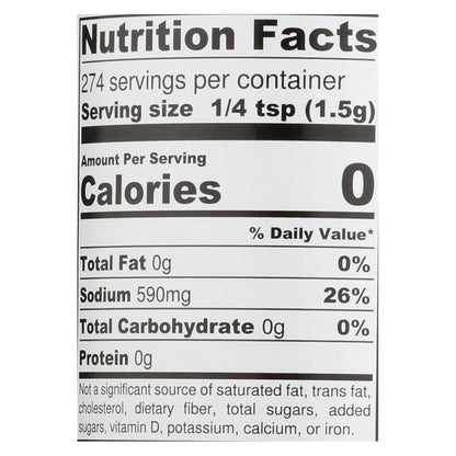 Fine Ground Sea Salt (Pack of 12) 14.5 Oz. Each
