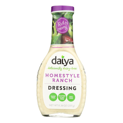 Daiya Homestyle Ranch Salad Dressing, Dairy-Free, 8.36 Fl Oz. Pack of 6