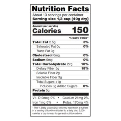 Woodstock Non-GMO 5 Grain Cereal, 18.5 oz, Pack of 12