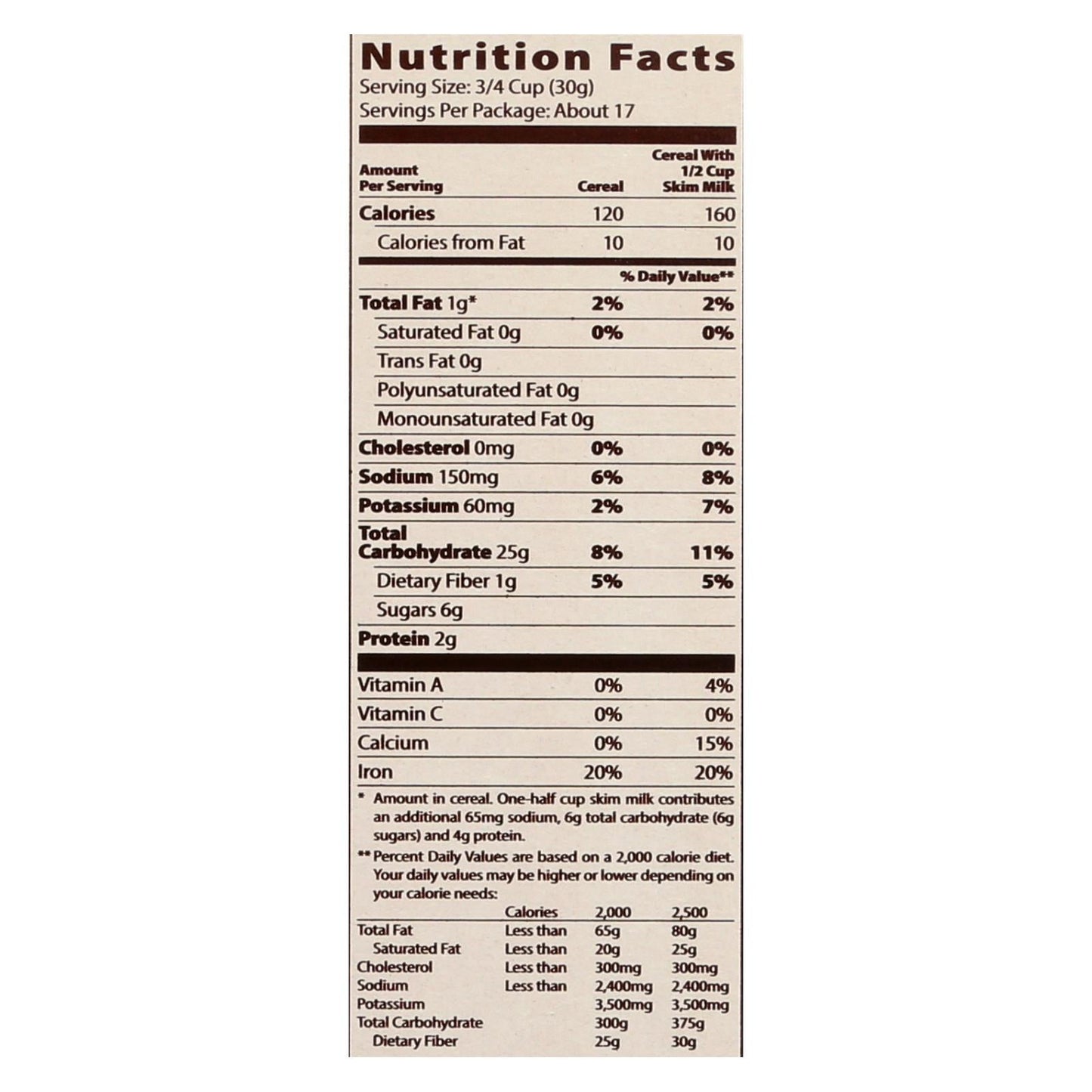 Mom's Best Naturals Oatmeal and Honey Blend, 18 Oz., Pack of 14