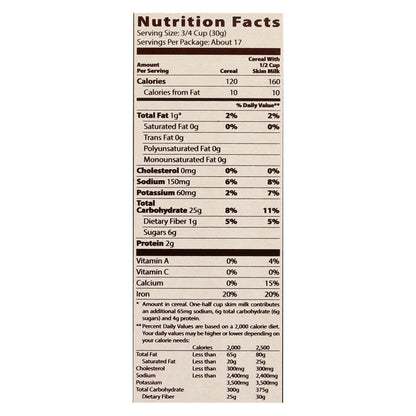 Mom's Best Naturals Oatmeal and Honey Blend, 18 Oz., Pack of 14