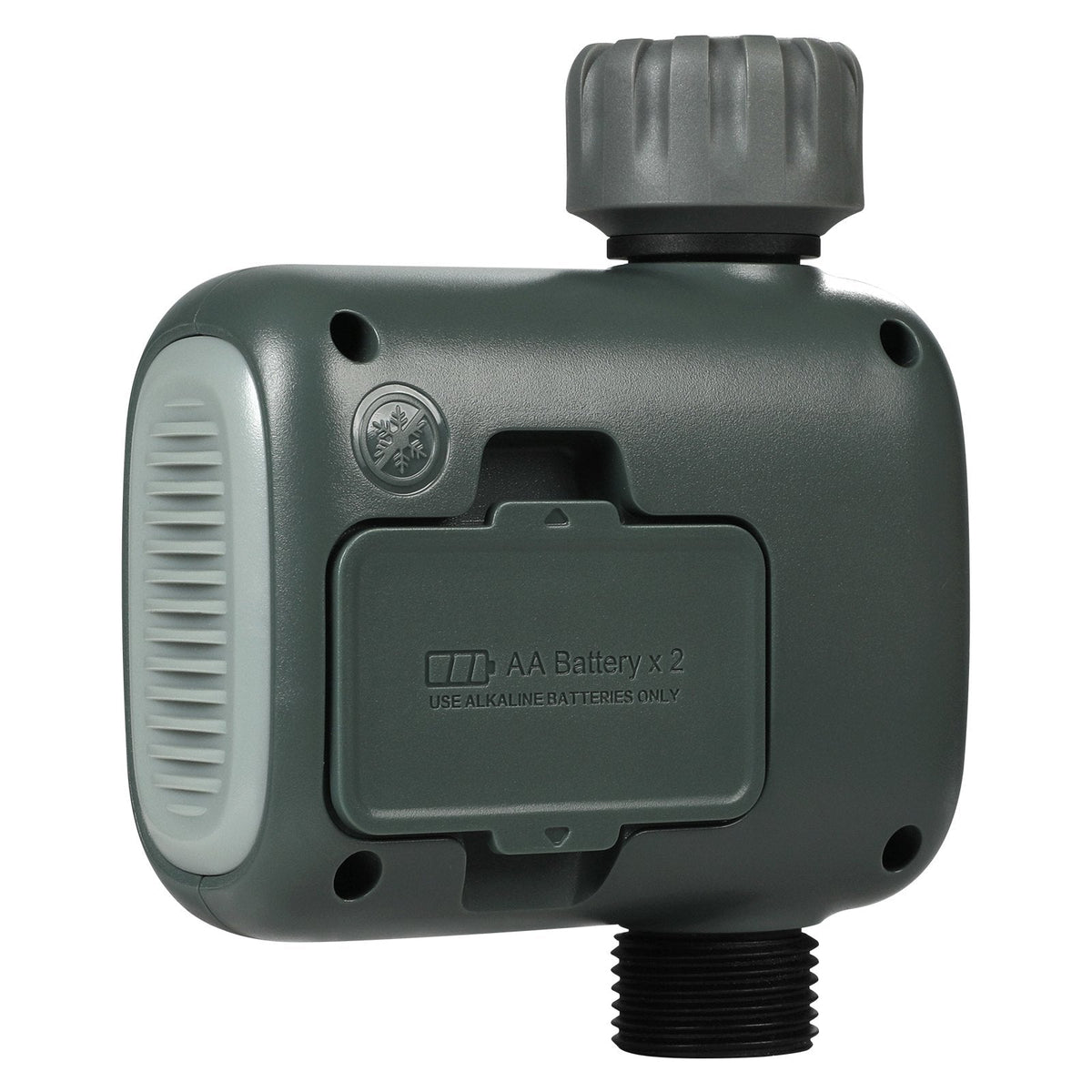 VEVOR WiFi Sprinkler Timer, Single Outlet, Smart Hose Faucet Water Timer With Brass Inlet, APP Control Via 2.4Ghz WiFi Or Bluetooth, Voice Control With Alexa Google Assistant, IPX6 For Yard Watering