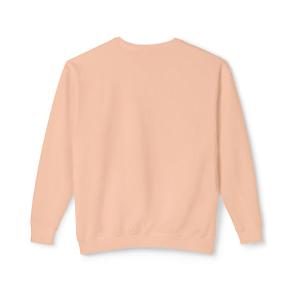 SW-108PCH-24  Unisex Lightweight Crewneck Peach Color Sweatshirt