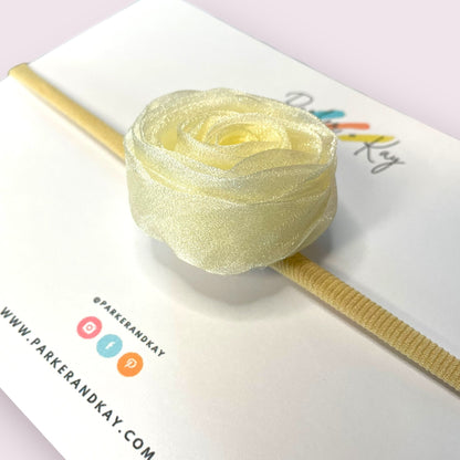 Shimmering Rose Headband