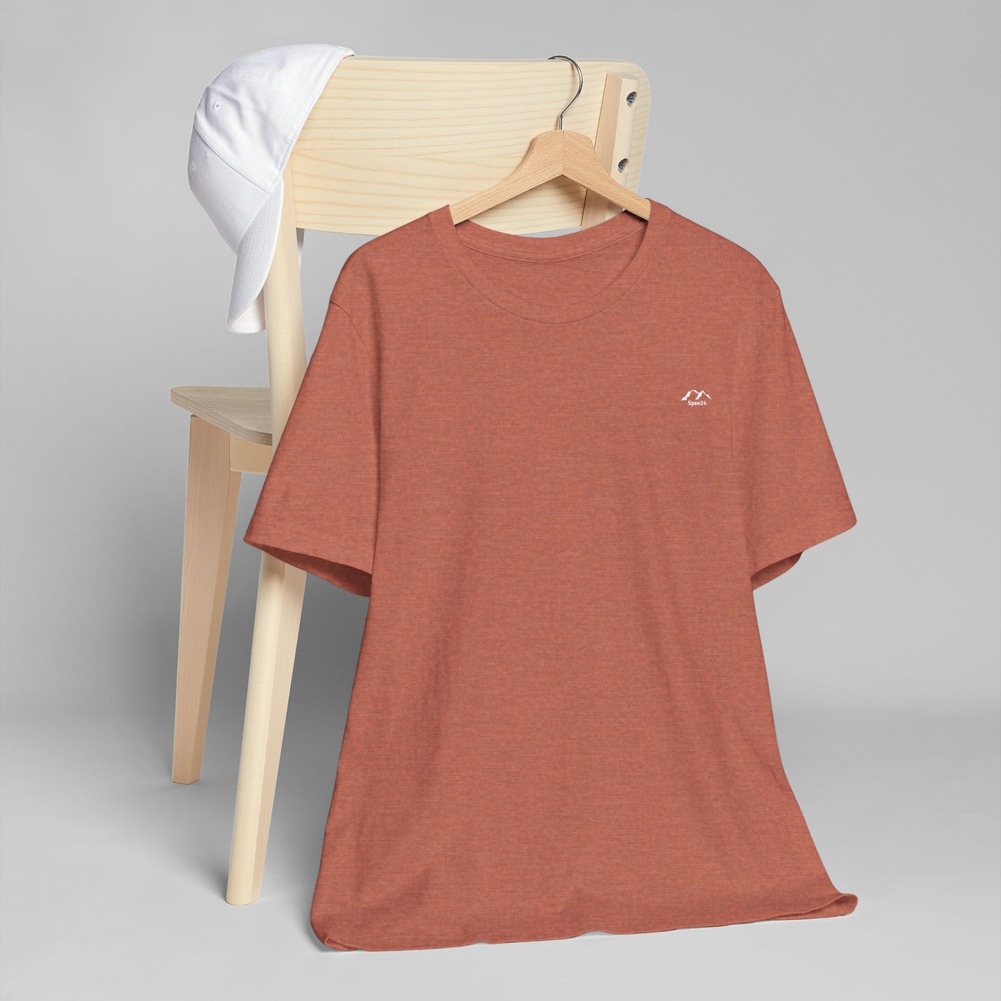 TS-090BN-24 Unisex Brown Shades T-shirt for Women and Men Casual Wear