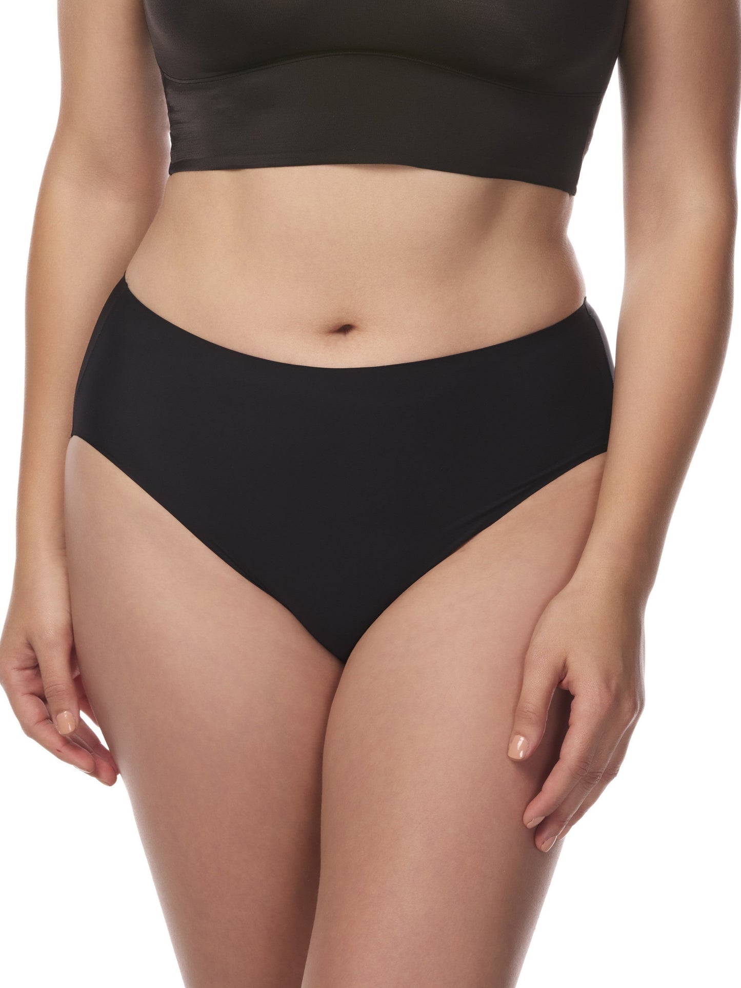 Contemporary Microfiber High-Cut Brief