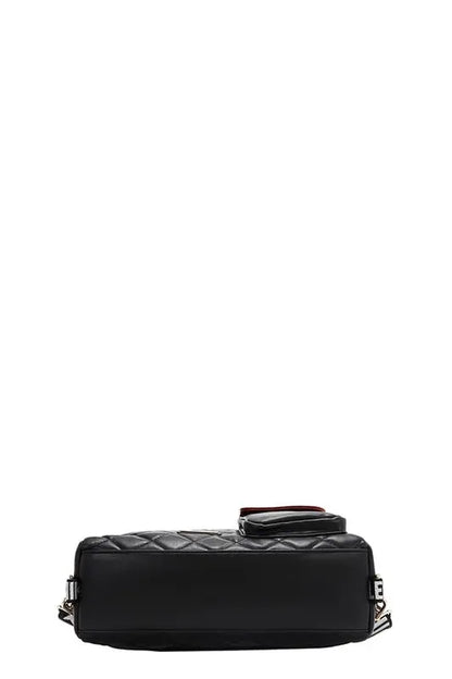 Nicole Lee USA Convertible Adjustable Strap Backpack Bag