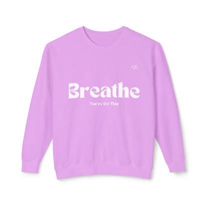 SW-114ML-24  Unisex Lightweight Crewneck Sweatshirt Mental Health Awareness Long Sleeve Shirt Cozy Comfort Tee for Generation Z Self-Care Shirt Mental Health Shirt Cozy Shirt