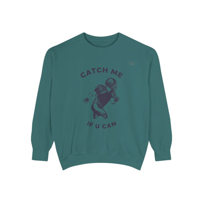 SW-119ML-24 Unisex Garment-Dyed Sweatshirt long sleeve sweat shirt for Football Rugby lovers
