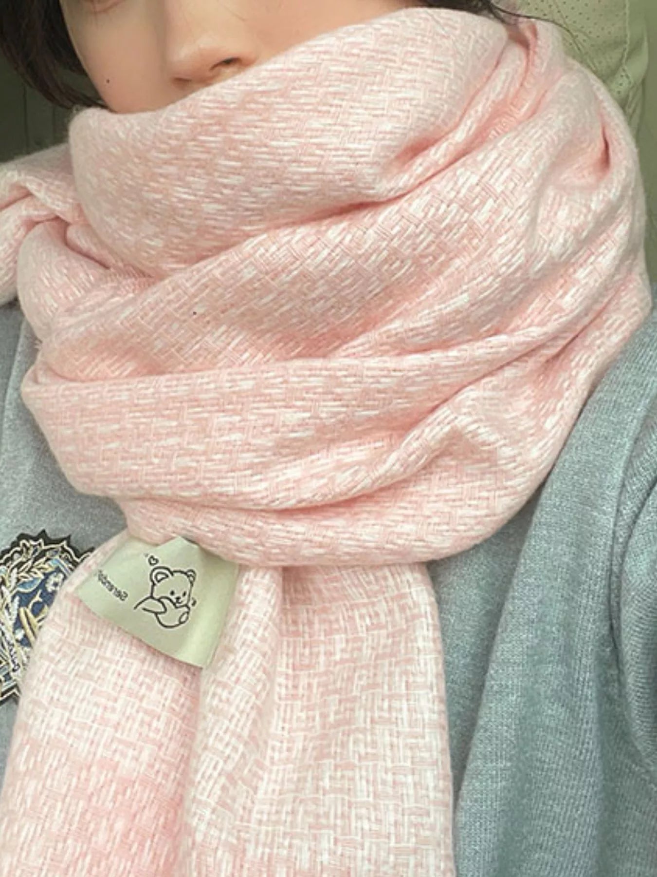 Raw Hem Scarf