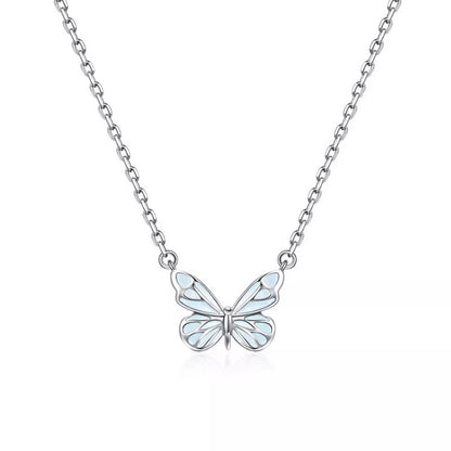 925 Sterling Silver Butterfly Necklace