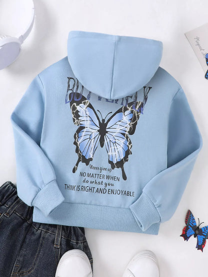 Children's Printed Long Sleeve Hoodie