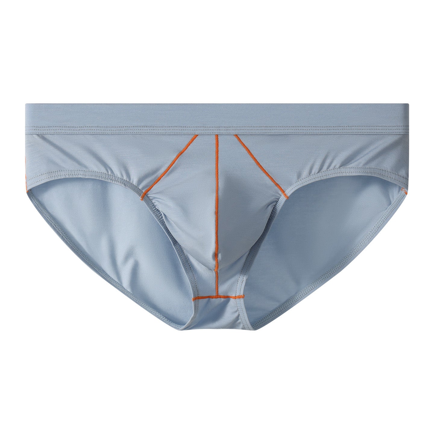 Mens Sexy Low-rise Solid-color Briefs