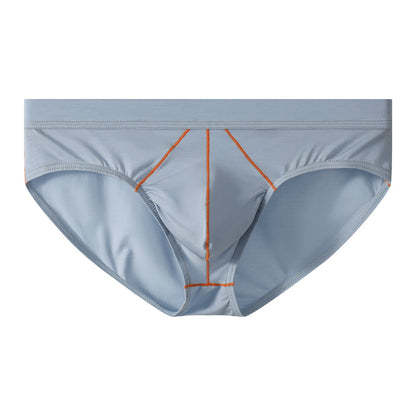 Mens Sexy Low-rise Solid-color Briefs