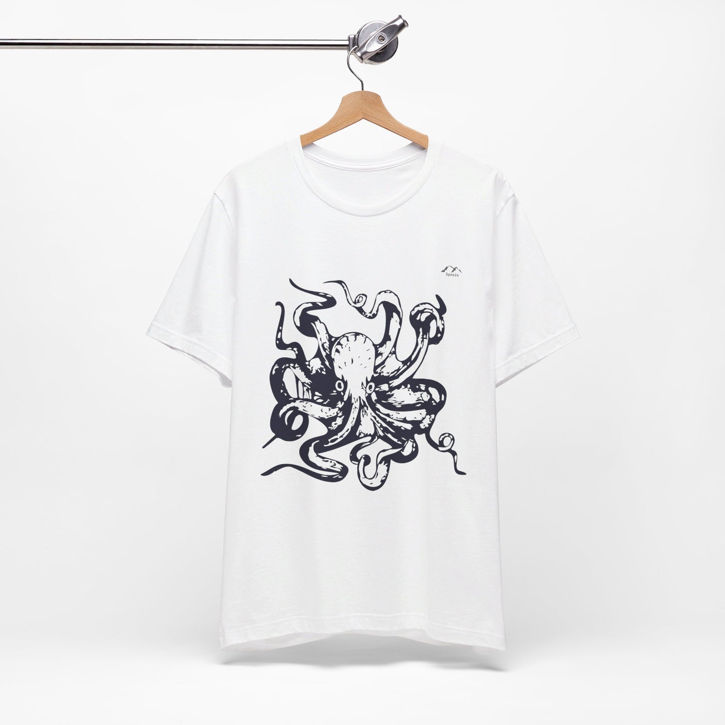 TS-034ML-24 Octopus T-Shirt Ocean Lover Octopus Art Design