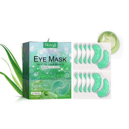 Hoygi Aloe Vera Eye Gel Patch Reduces Fine Lines Under Eyes, Dark Circles Under Eyes, Firming Eyes, Anti-Wrinkle And Moisturizing Eye Patch