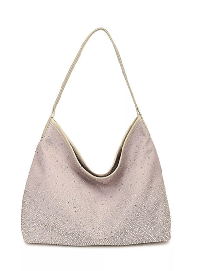 Sparkling Rhinestone Hobo Shoulder Bag