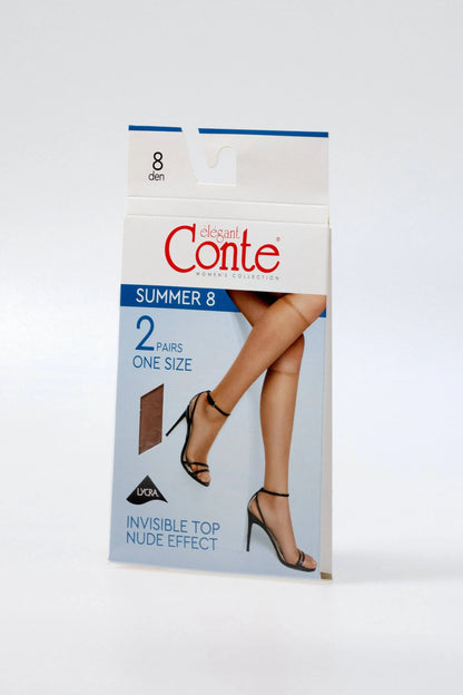 Knee Highs Conte Summer 8 Den (2 pairs)