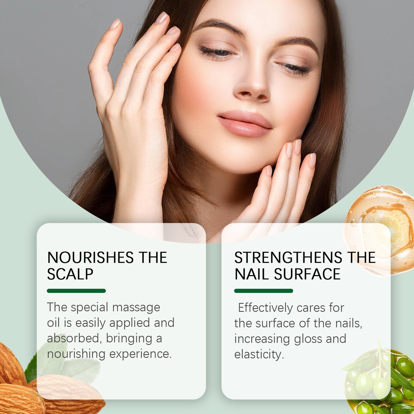 EELHOE Neem Oil Care Essential Oil, Nourishes Scalp Skin Care Neem Oil Massage Oil Nourishes Skin