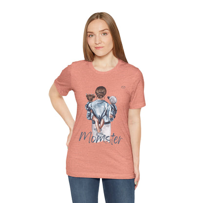 TS-075ML-24 Momster Love shirt Mom Gift Art Design