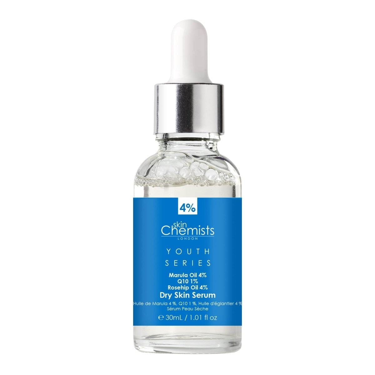 Dry Skin Serum Marulua Oil 4%, Q10 1%, Rosehip Oil 4% 30ml