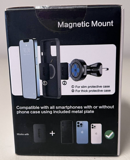 Aetos Universal 3 in 1 Cell Phone Mount Air Vent Series MagSafe Compatible New