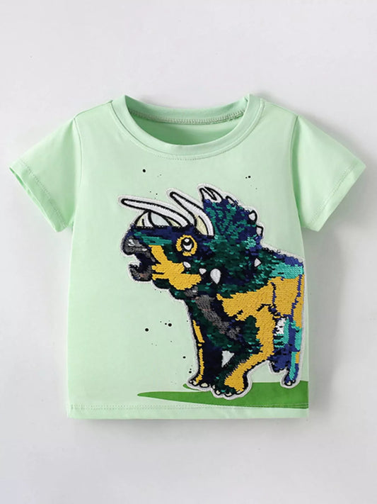 Children's Sequin Short Sleeve T-Shirt
