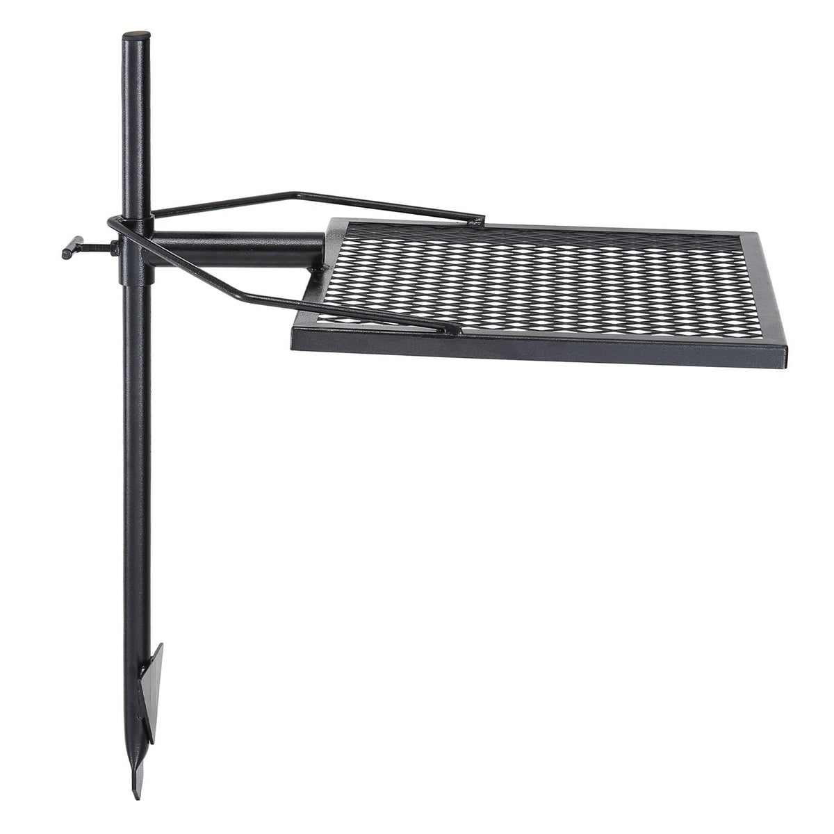 VEVOR Swivel Campfire Grill, Fire Pit Grill Grate Over Fire Pits, Heavy Duty Steel Grill Grates, 360Adjustable Open Fire Outdoor Cooking Equipment, Portable Camp Fire Racks For Camping Outdoor BBQ