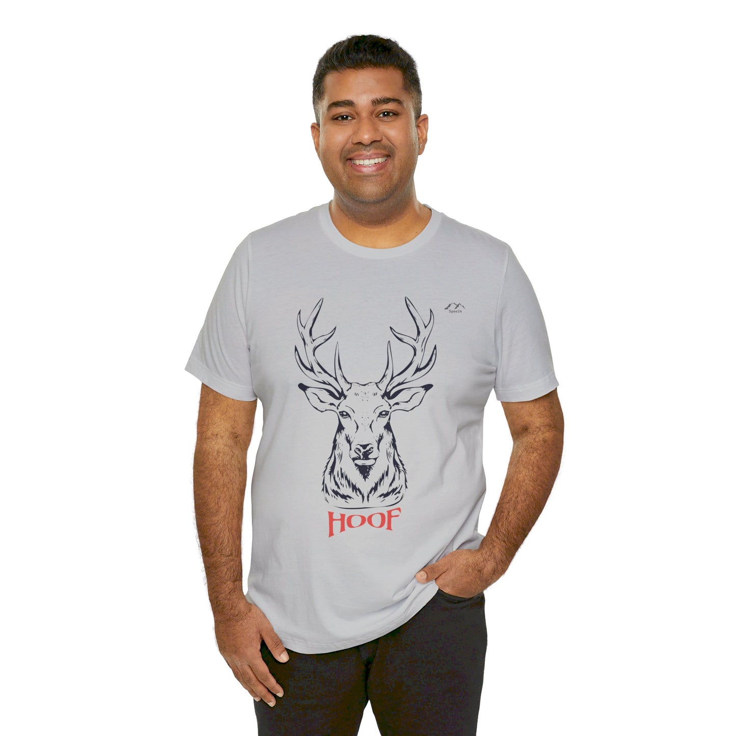 TS-032ML-24 Mule Deer T-Shirt Wildlife Art Mule Deer Design