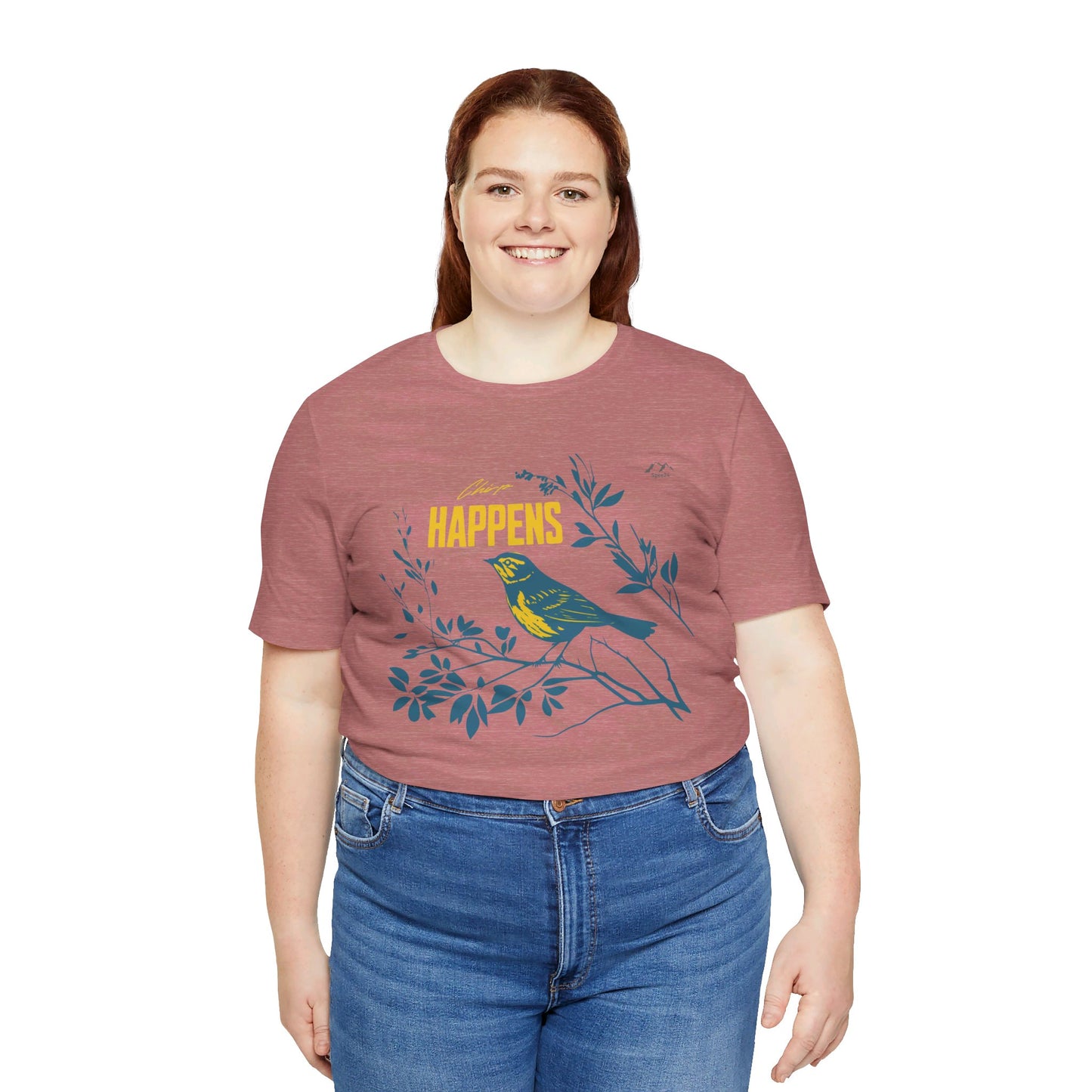 TS-031ML-24 Bird Lover Sparrow Art T Shirt