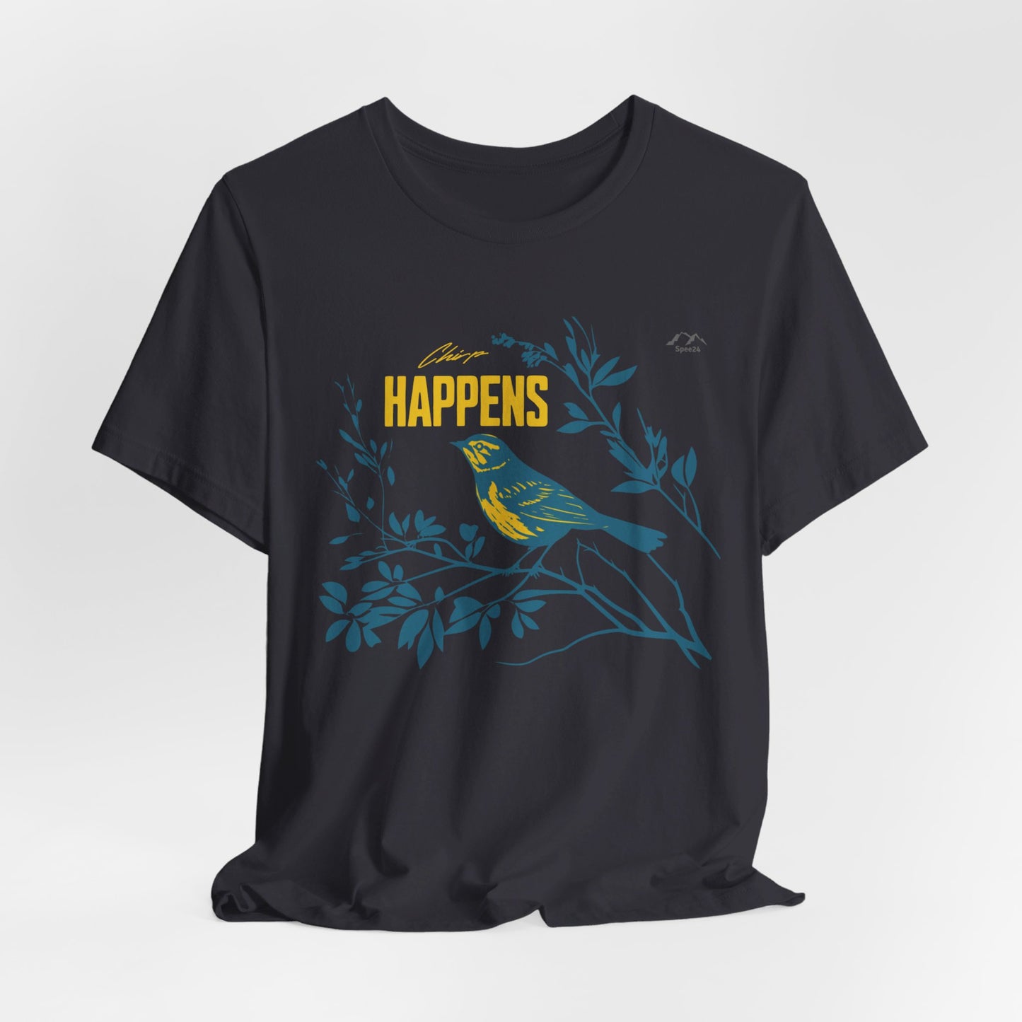 TS-031ML-24 Bird Lover Sparrow Art T Shirt