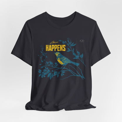 TS-031ML-24 Bird Lover Sparrow Art T Shirt