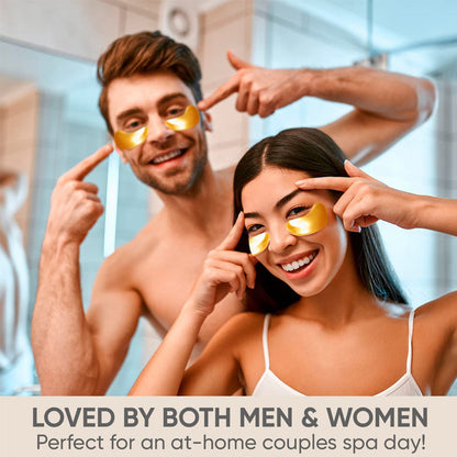 Under Eye Patches, Gold Eye Mask, Reduce Puffy Eyes And Lighten Dark Under Eyes, Reduce Wrinkles And Fine Lines