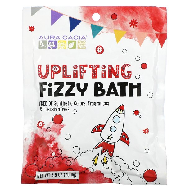 Aura Cacia Kids Uplifting Fizzy Bath Tablets (Pack of 6)