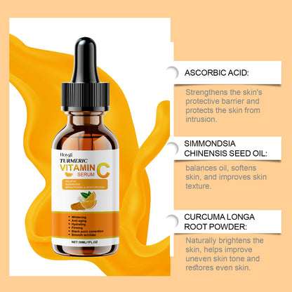 Hoygi Vitamin C Facial Essence, Moisturizing, Hydrating, Brightening, Moisturizing, Anti-Wrinkle And Firming Facial Care Essential Oil