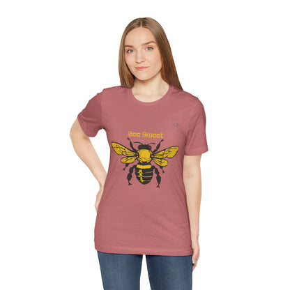 TS-012ML-24 women’s Bee shirt  Lover Gift Honeybee Art Design