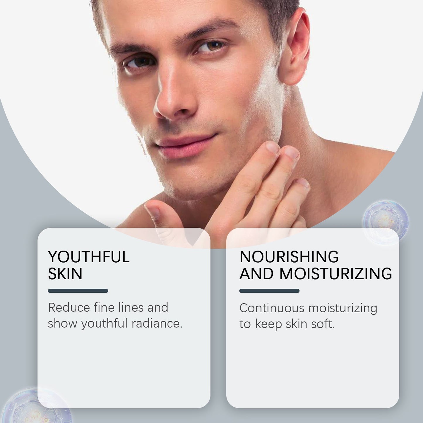 East Moon Nourishing Face Cleanse For Men, Gentle Cleansing Face Cleanser With Refreshing Oil Control